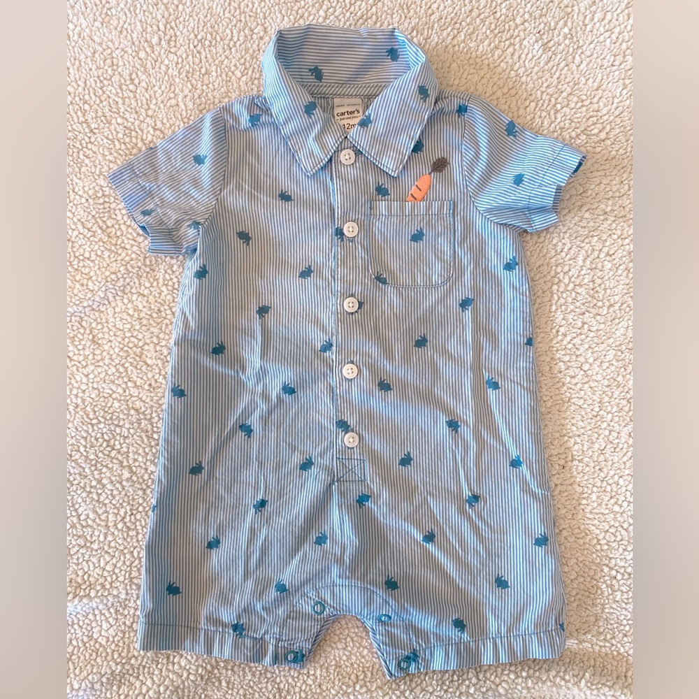 Carter’s Just One You Baby Boy’s Striped Romper
